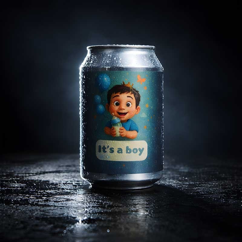 Carton 24 Bière Blonde 33cl. Personnalisable